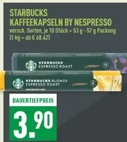 Marktkauf Starbucks espresso roast kaffeekapseln Angebot