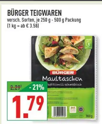 Marktkauf Bürger maultaschen Angebot