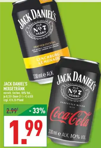 Marktkauf Jack daniel's lynchburg lemonade Angebot