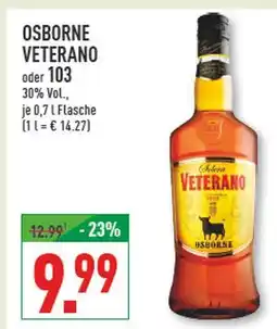 Marktkauf Osborne veterano oder 103 Angebot