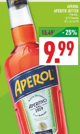Marktkauf Aperol aperitif-bitter Angebot