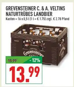 Marktkauf Grevensteiner c. & a. veltins naturtrübes landbier Angebot