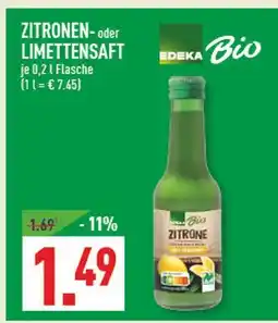 Marktkauf Edeka bio zitronensaft Angebot