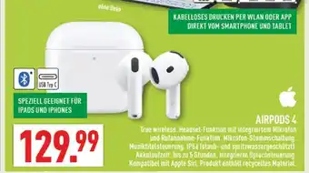 Marktkauf Apple airpods 4 Angebot