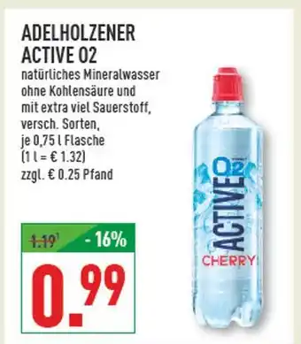 Marktkauf Adelholzener active o2 cherry Angebot