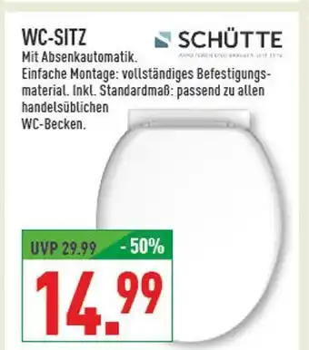Marktkauf Schütte wc-sitz Angebot