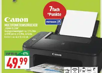 Marktkauf Canon multifunktionsdrucker pixma ts 3350 Angebot