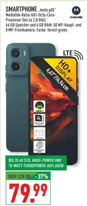 Marktkauf Motorola smartphone moto g05 Angebot