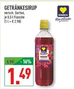 Marktkauf Edeka herzstücke getränkesirup Angebot