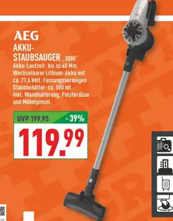Marktkauf Aeg akku-staubsauger 3000 Angebot