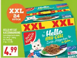 Marktkauf Gut & günstig hello my cat katzennahrung Angebot
