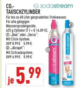 Marktkauf Sodastream co₂-tauschzylinder duo oder terra Angebot