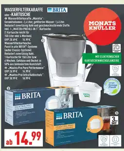 Marktkauf Brita wasserfilterkaraffe marella Angebot