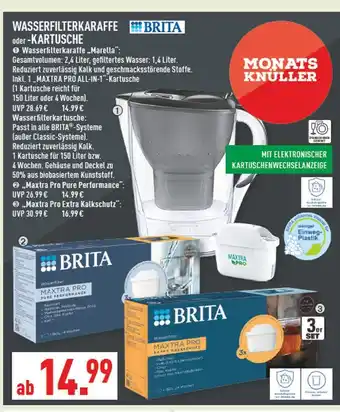Marktkauf Brita wasserfilterkaraffe marella Angebot