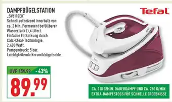 Marktkauf Tefal dampfbügelstation sv6110eo Angebot