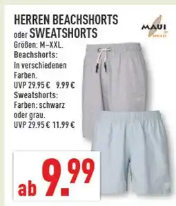 Marktkauf Maui sports herren beachshorts Angebot