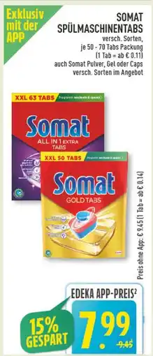 Marktkauf Somat all in 1 extra tabs Angebot
