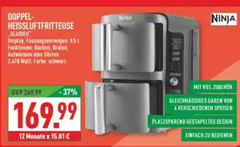 Marktkauf Ninja doppel-heißluftfritteuse sl400eu Angebot