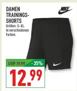 Marktkauf Nike damen trainings-shorts Angebot