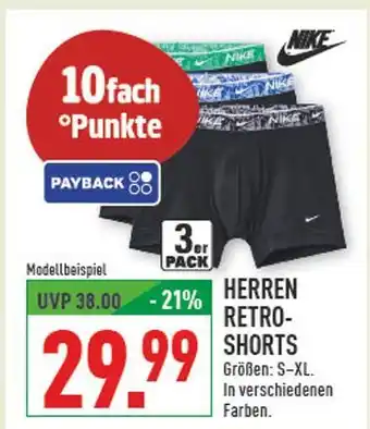 Marktkauf Nike herren retro-shorts Angebot