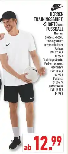 Marktkauf Nike herren trainingsshirt Angebot