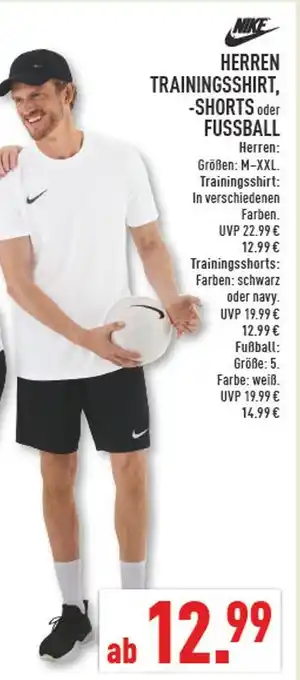 Marktkauf Nike herren trainingsshirt Angebot