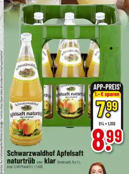 trinkgut Schwarzwaldhof apfelsaft naturtrüb Angebot