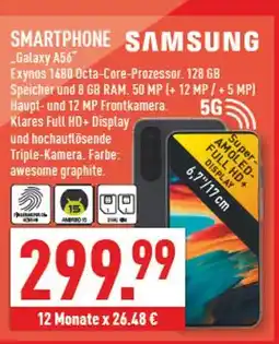 Marktkauf Samsung galaxy a56 smartphone Angebot
