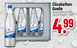 trinkgut Elisabethen quelle elisabethen quelle Angebot