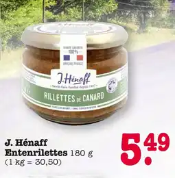 E-Center J. hénaff entenrillettes Angebot