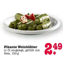 E-Center Pikante weinblätter Angebot
