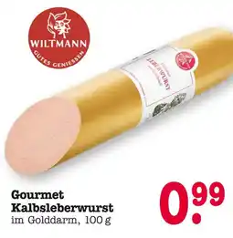 E-Center Wiltmann gourmet kalbsleberwurst Angebot