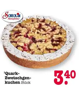 E-Center Scheck-in manufaktur quark-zwetschgenkuchen Angebot