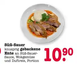E-Center Süß-sauer knusprig gebackene ente Angebot