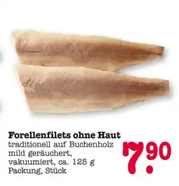 E-Center Forellenfilets ohne haut Angebot