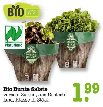 E-Center Unsere heimat bio bunte salate Angebot