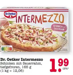 E-Center Dr. oetker intermezzo schinken mit sauerrahm Angebot