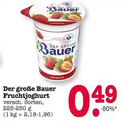 E-Center Bauer der große bauer fruchtjoghurt Angebot