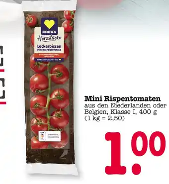 E-Center Edeka mini rispentomaten Angebot