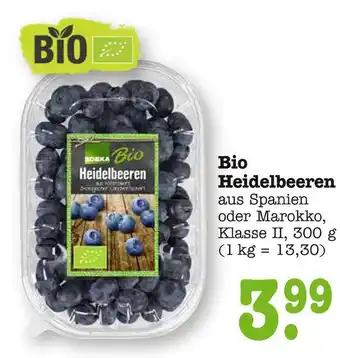 E-Center Edeka bio bio heidelbeeren Angebot