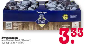 E-Center Unsere heimat zwetschgen Angebot