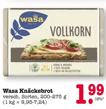 E-Center Wasa knäckebrot vollkorn Angebot