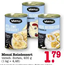 E-Center Menzi apfel zimt reisdessert Angebot