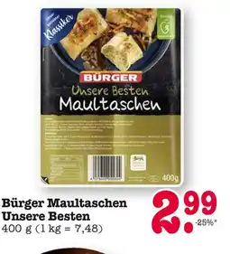 E-Center Bürger maultaschen unsere besten Angebot