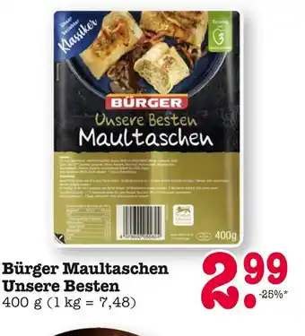 E-Center Bürger maultaschen unsere besten Angebot