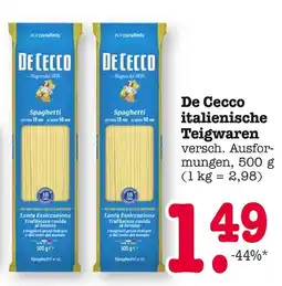E-Center De cecco italienische teigwaren Angebot