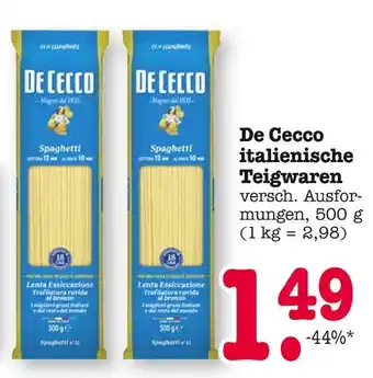 E-Center De cecco italienische teigwaren Angebot