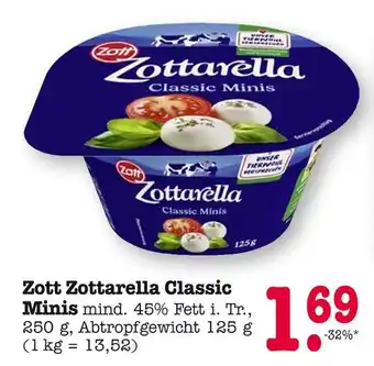 E-Center Zott zottarella classic minis Angebot