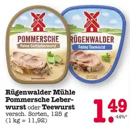 E-Center Rügenwalder mühle pommersche leberwurst Angebot