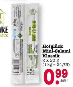 E-Center Hofglück mini-salami klassik Angebot